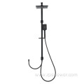 Easy installation black shower set shower mixer